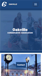 Mobile Screenshot of oakvilleconservativeparty.ca